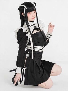 Sakauchi Waka x Saiwai China Mei Twins Cosplay Full Set 坂內若双子